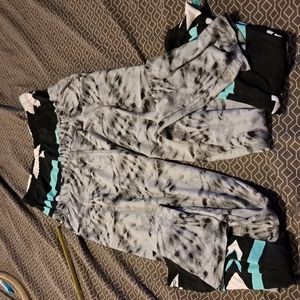 2 pairs of tights GUC one size fits most